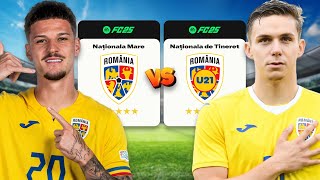 Naționala României vs România U21 în FC 25 🔥