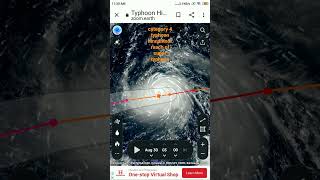 typhoon hinnamnor reach of super typhoon