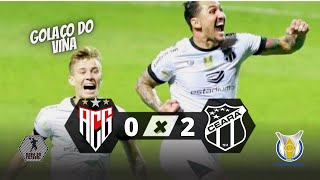 ATLÉTICO-GO 0 X 2 CEARÁ | MELHORES MOMENTOS | VOZÃO VENCE COM DOIS BELOS GOLS | 30/08/2020