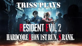 Trying out Hardcore Leon, and going for S rank. | Resident Evil 2