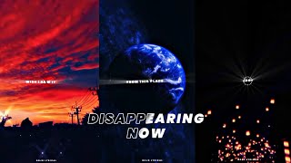 Nurko - Disappearing Now (Lyrics) feat. Chandler Leighton Status|| Whatsapp Status ✨😌.#request