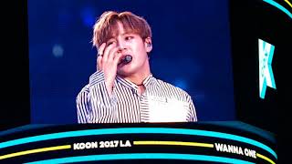 170820 WANNA ONE - BURN IT UP @KCON IN LA