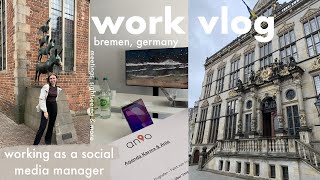 vlog | day in my life as a social media manager | business trip to Germany