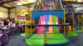 Soft play center centre kids Fun factor toddler day out video activities football