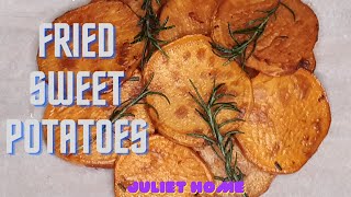 HOW TO PREPARE FRIED SWEET POTATOES by hubby#SWEET,#potatoes#