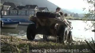 Schwimmwagen at lake Les Brenets 2008 (better quality)