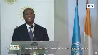 Cote D'ivoire president opens COP15 summit to fight desertification