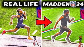 Recreating NFL Combine Top Moments in MADDEN 24