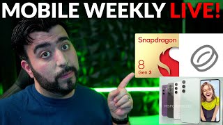 #MobileWeekly Live Ep 433 - 1 Hour Samsung Deal, Galaxy S24 Storage & RAM Upgrades & More Tech News