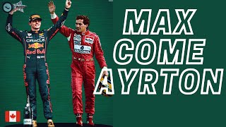 Max come Ayrton - post GP Canada 2023