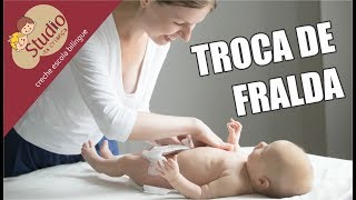 Troca de fralda - Studio da Criança