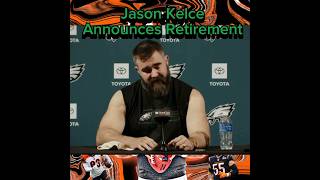 Jason Kelce Announces Retirement 😭 #nfl #eagles