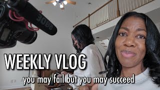 VLOG: let go of your fears, start now, mom-life, behind the scenes content