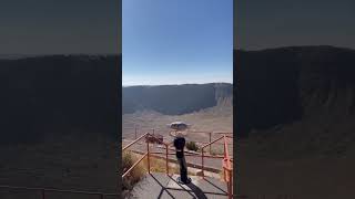 The Meteor Crater in Arizona