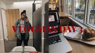 VLOGMAS DAY 3 | typical college day in my life