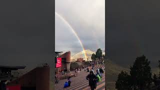 🌈 Double rainbow at Red Rocks 🌈