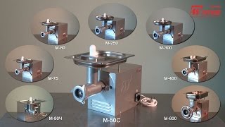 Видеопрезентация мясорубки М-50С на английском языке