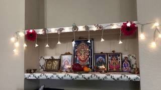 How I have decorated my Pooja cabinet /baba pooja