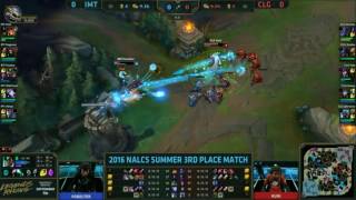 NALCS 3rd Place Match CLG vs IMT - HuHi Solokill on Pobelter