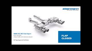 BMW F87 M2 Club Sport EISENMANN EXHAUST SYSTEMS Soundfile #1