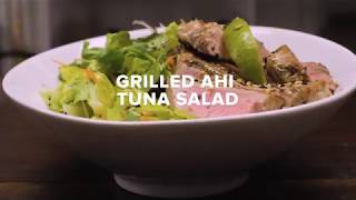 Pan Seared Ahi Tuna Salad with Ginger Vinaigrette