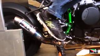 Kawasaki H2 exhaust AustinRacing slip on GP2R