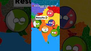 Results Time Reaction | #countryballs #geography #viralshorts