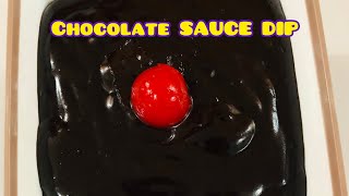 CHOCOLATE SAUCE DIP #Shorts