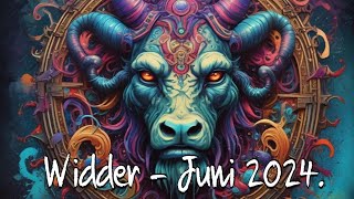 Widder - Juni 2024. Behörden, etwas zieht sich hin. Er hat sorge um Dich. #kartenlegung #tarot