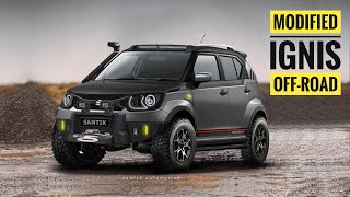 Modified Maruti Suzuki Ignis | Off-road | 4X4 Modification | Ignis Dark Edition