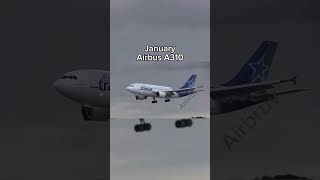 Your Month, Your Aircraft Airbus Edition Part 1/3 #shorts #viral #a320 #a318 #a310 #a400m #aviation