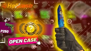 $1.000 M9 Bayonet Case Hardened Çıkardık | Hellcase Promo Code Giveaway