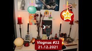 Vlogmas #22 2021 | Jul Altar dekorieren und schmücken | Yule | Wintersonnenwende | 21.12.2021