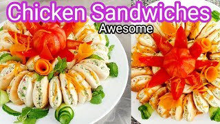 Chicken Sandwiches | How To Make Chicken Sandwich| mayonnaise Sandwiches recipe