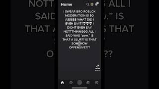 I FR CANT STAND ROBLOX MODERATION..