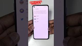 Realme c67 5g App Duals Settings | realme c67 app clone | #ytshorts #trending #trending #viral #new