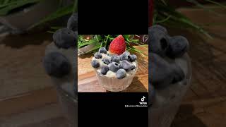 starts with the simplest ingredients oatmeal blueberries milk strawberry delicious