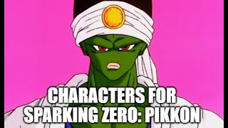 Pikkon for sparking zero