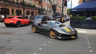 2024 Ferrari Supercars In London HIGHLIGHTS | Purosangue, 812 Superfast, SF90, 812 GTS, Pista, 296