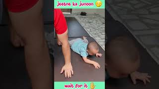 papa bete ka workout routine😱#6||#shorts #viralshorts #babyworkout #calisthenics #ardaanmalik