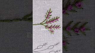 Simple and Beautiful Flower Embroidery Design For Beginners #handembrodiery