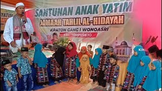 SANTUNAN ANAK YATIM ,JAMA'AH TAHLIH AL -HIDAYAH KRATON WONOASRI