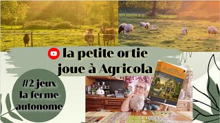 [POTAGER] #2 jeu de société construire une ferme /je compare Agricola à la chaine la petite ortie