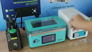 HZY M60 LCD Laminating Machine For Flat Curved Screen LCD Repair Air Bag Lamination Bubble Remover