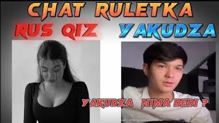 CHAT RULETKA |RUS QIZ YAKUDZAGA NIMA DEDI?MADINA REAKSIYASI😂