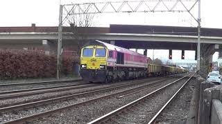 Pink 66587 at Altrincham 31 Jan 2021