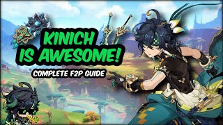 KINICH F2P BUILD & KIT ANALYSIS | ALL YOU NEED TO KNOW ABOUT KINICH | GENSHIN IMPACT 5.0