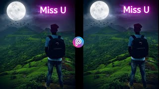 Instagram Dual Model Concept with Alone Boy  || PicsArt Photo Editing - New Style ||