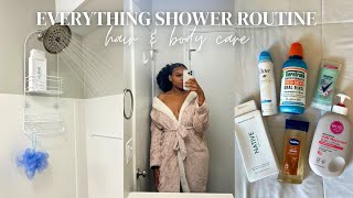 MY EVERYTHING SHOWER ROUTINE 🫧 | Haircare, Bodycare, Hygiene Essentials