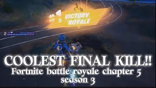 COOLEST FINAL KILL!! // Fortnite battle royale chapter 5 season 3 (Solo match) Zero Build